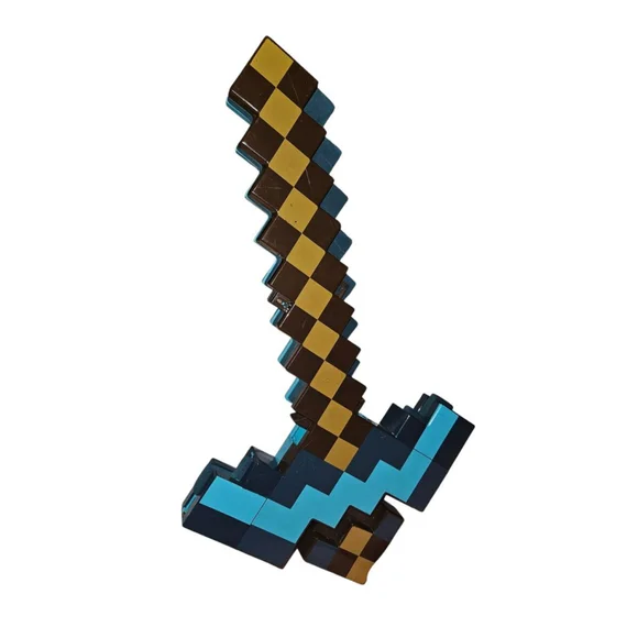 Mattel Minecraft Transforming Diamond Toy Sword Action Figure Toy Role Play - Picture 3 of 7